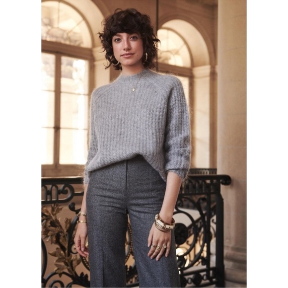 Sezane Sweaters - Sézane Gray Dwee Jumper Sweater